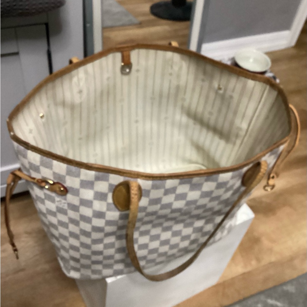 Vintage Louis Vuitton Neverful MM Damier Azur - Picture 5 of 10